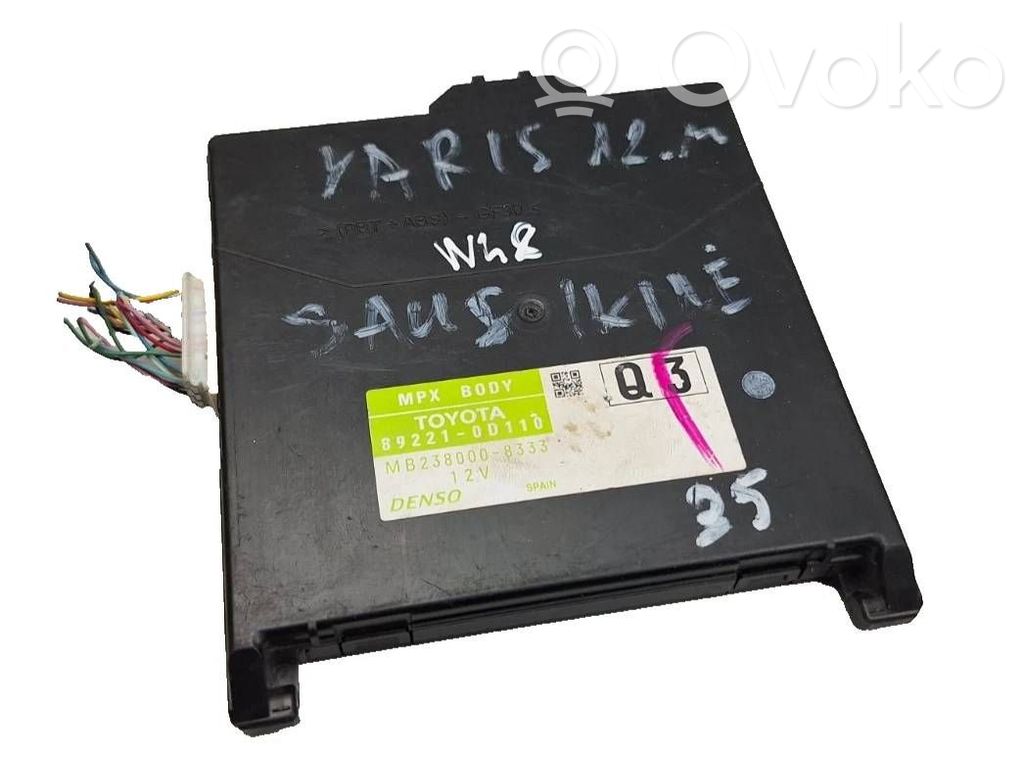 Toyota Yaris Central body control module 