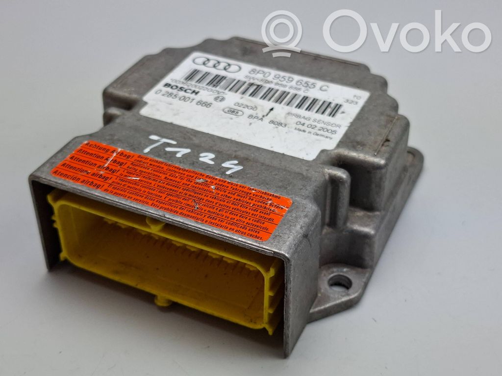 Audi A3 S3 A3 Sportback 8P Airbag control unit/module 