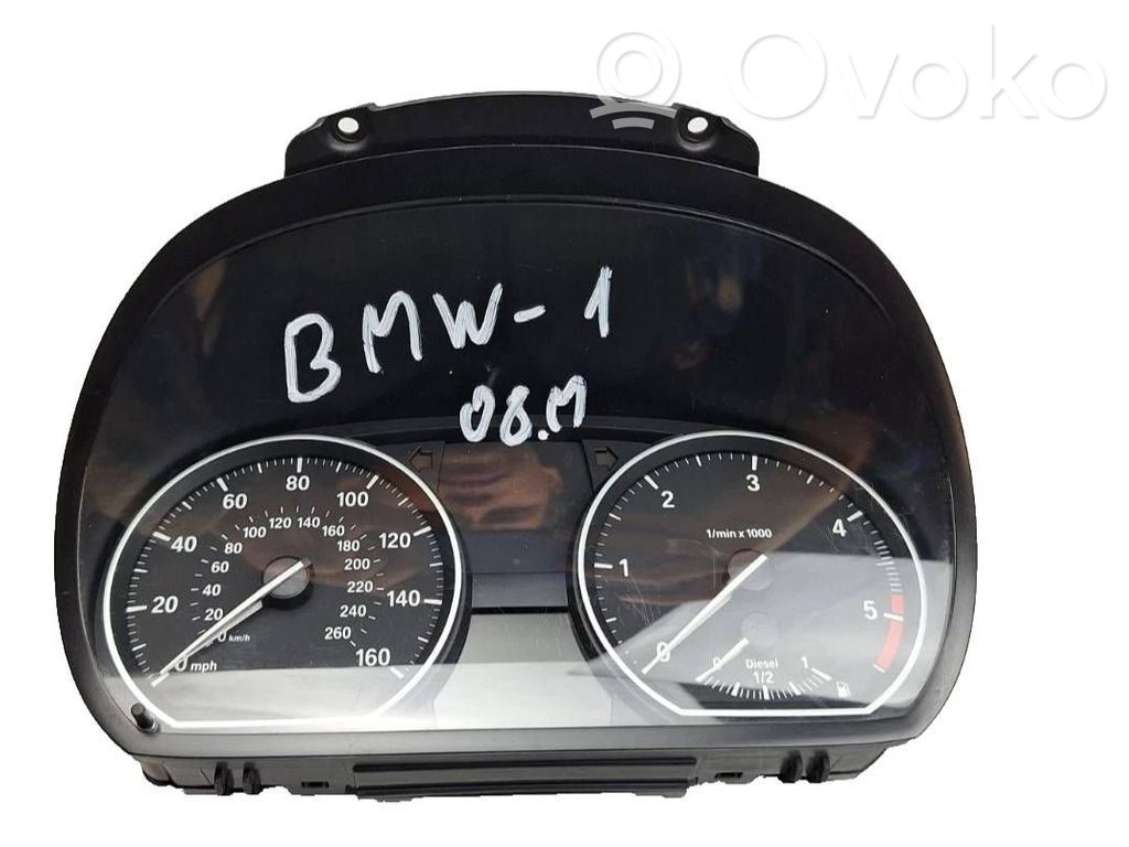 BMW 1 E81 E87 Velocímetro (tablero de instrumentos) 