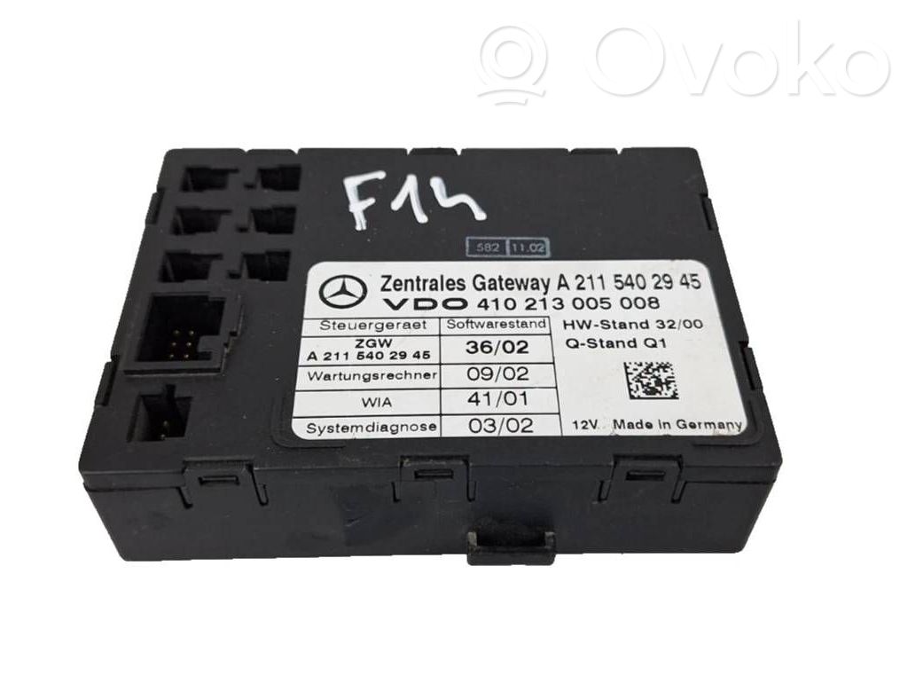 Mercedes-Benz E W211 Gateway control module 