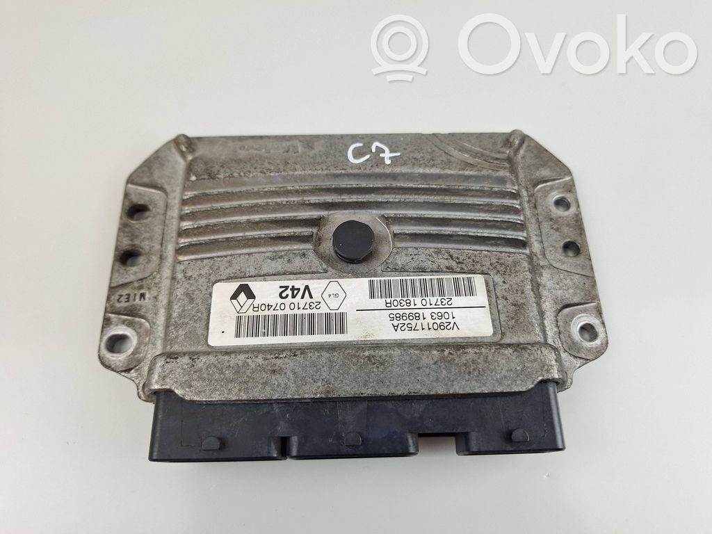 Engine control unit/module   237100740R,237101830R