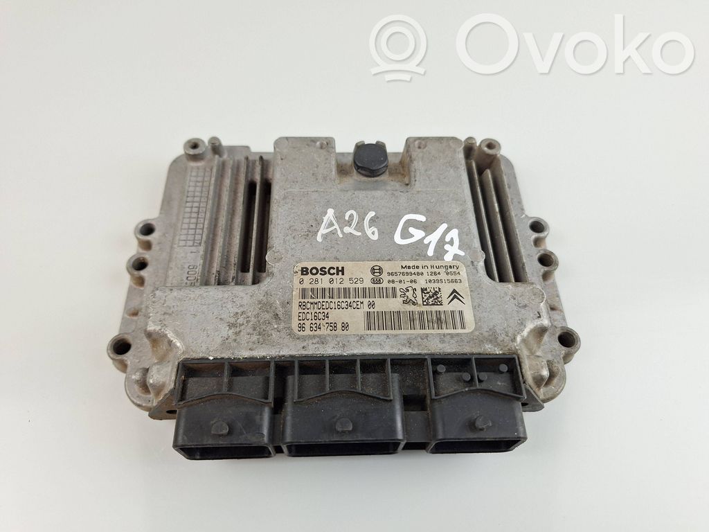 Citroen C3 Engine control unit/module 