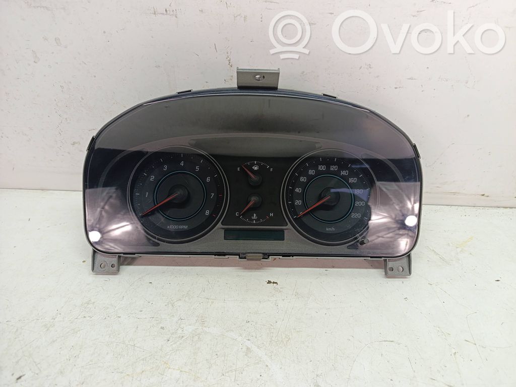 Chevrolet Captiva Vitezometru (grup de instrumente) 