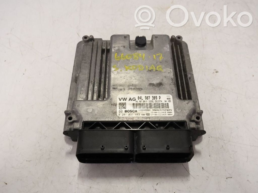 Unité de commande / module d'injection   04L906026EJ,04L907309P,04L907309P