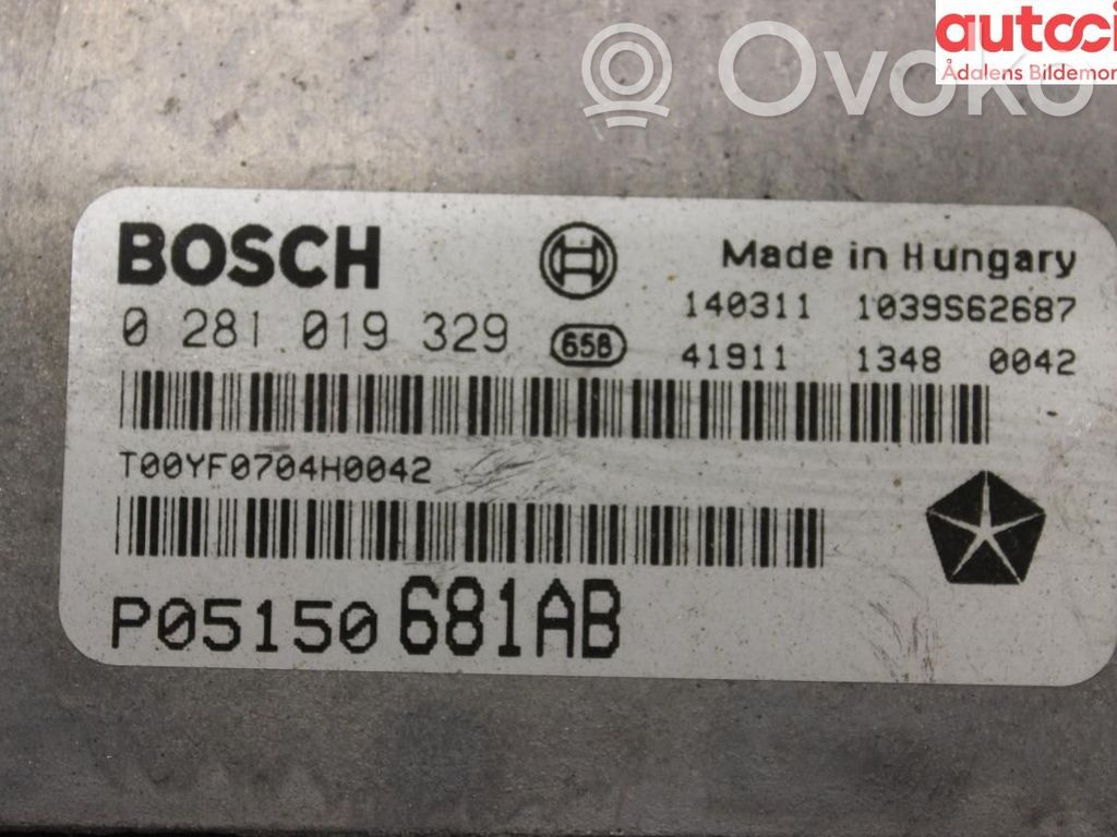 Unité de commande / module d'injection   5150681AB,05150681AB,05150681AB