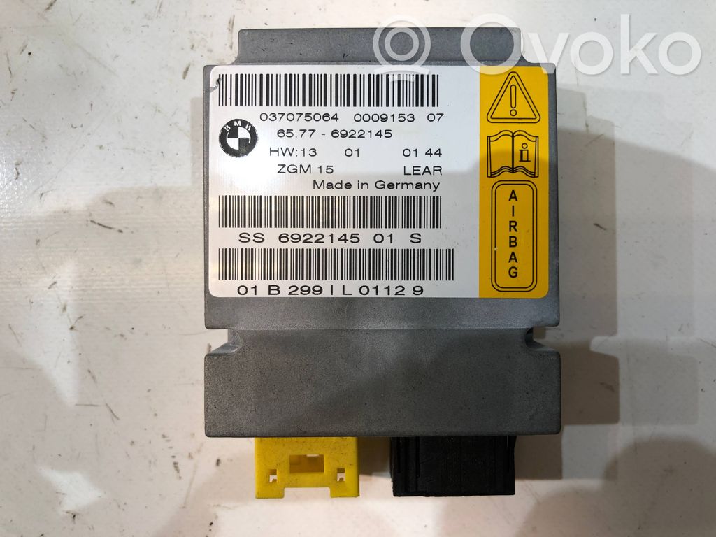 BMW 7 E65 E66 Airbag control unit/module 