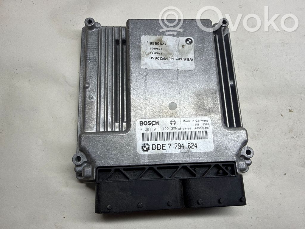Moottorin ohjainlaite/moduuli   0281011122,7794624,1039S04499