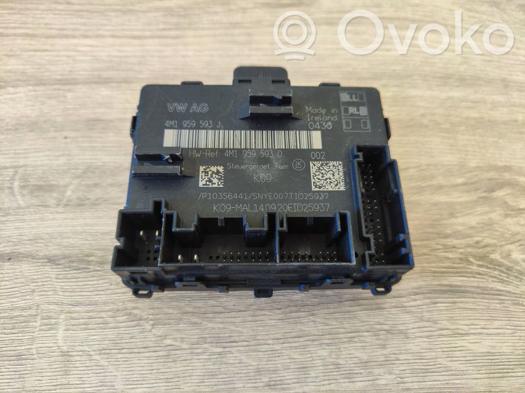 Audi A6 S6 C8 4K Unidad de control/módulo de la puerta 