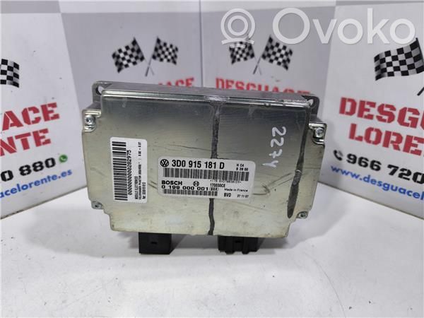 Other control units/modules   3D0915181D