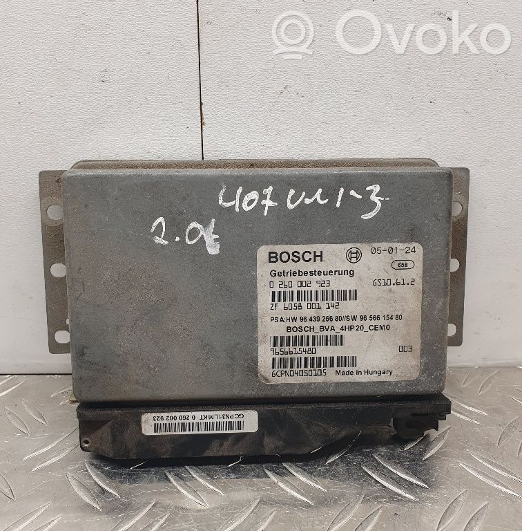 Peugeot 407 Engine control unit/module 