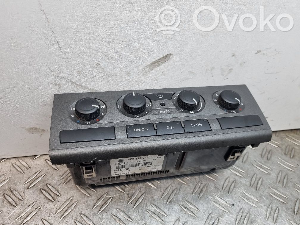 Audi A6 S6 C6 4F Climate control unit 