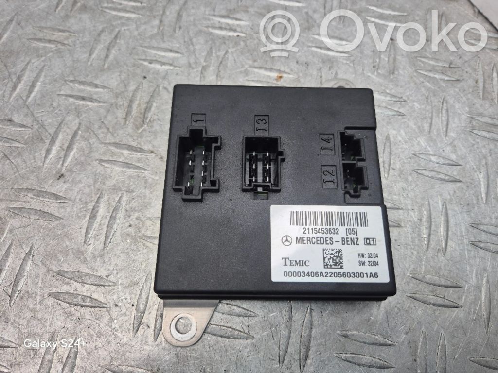Mercedes-Benz CLS C219 Comfort/convenience module 