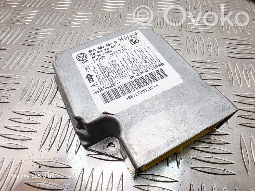 Audi A4 Allroad B8 Module de contrôle airbag 