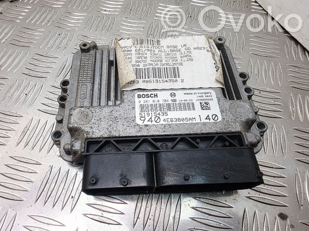 Alfa Romeo Giulietta Engine control unit/module 