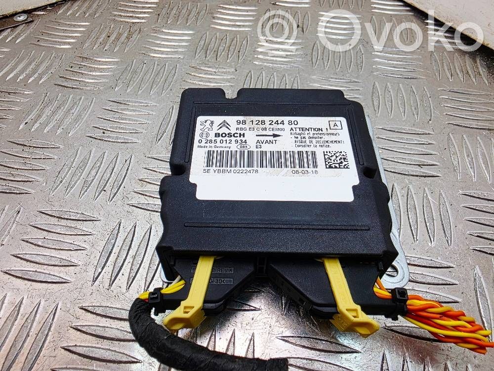 Airbag control unit/module   9812824480,0285012934