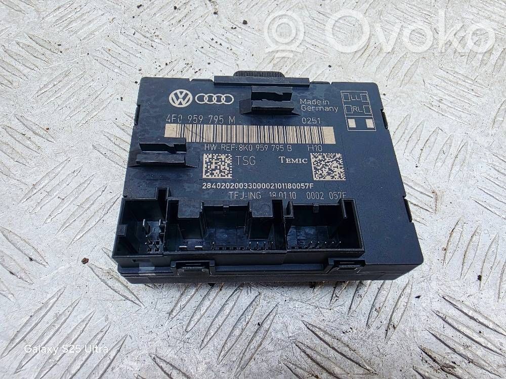 Unité de commande module de porte   4F0959795M,8K0959795B