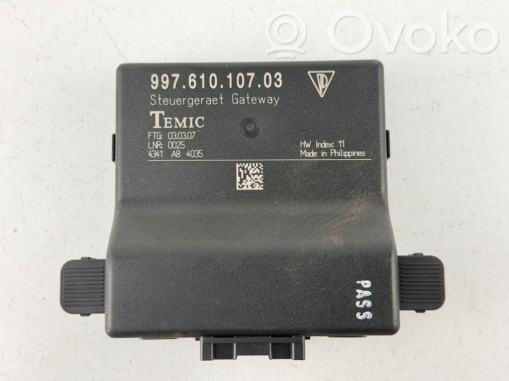 Porsche Boxster 987 Gateway control module 