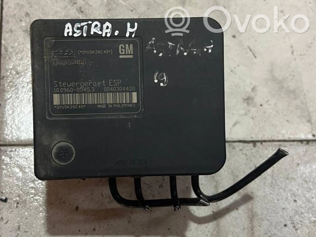 Opel Astra H Sterownik / moduł ABS 