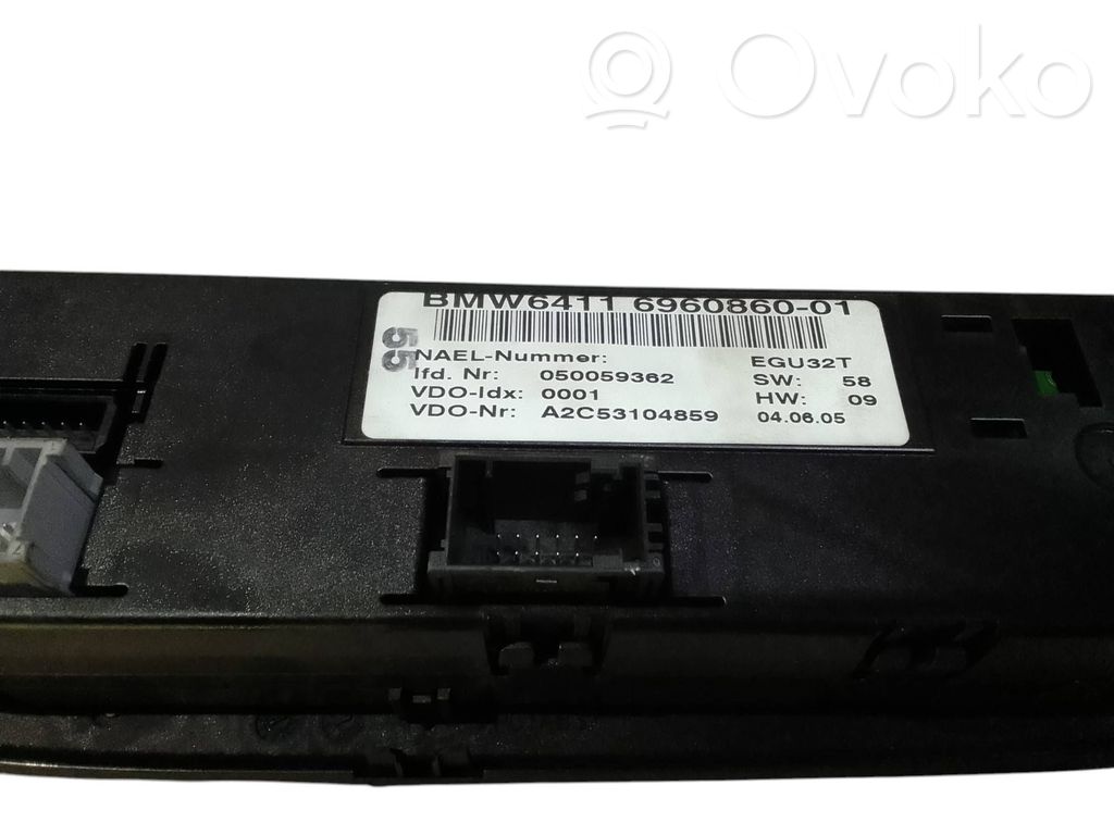Climate control unit   6960860,A2C53104859,050059362