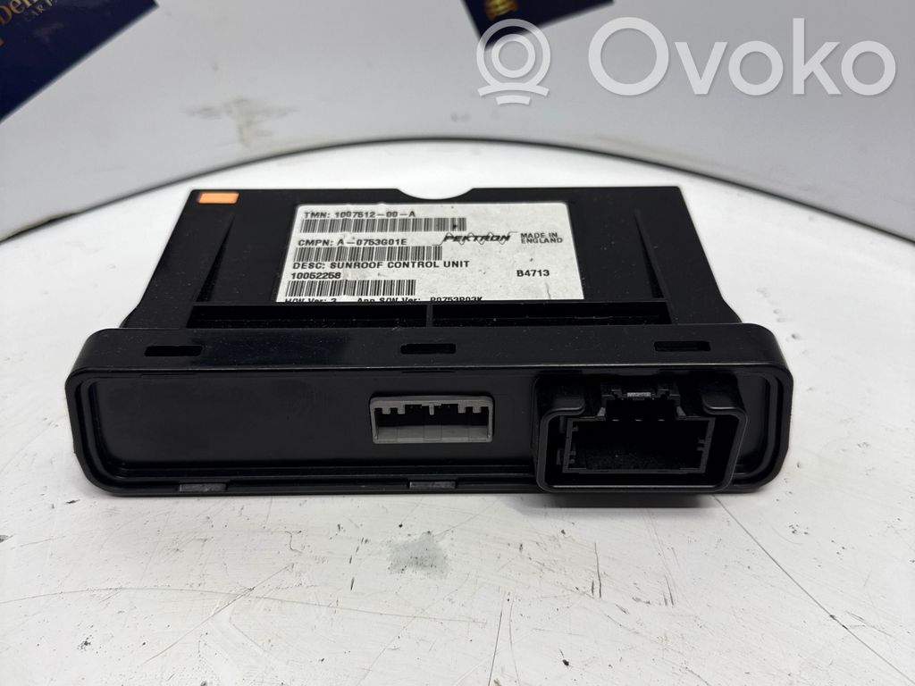 Unidad de control/módulo del techo solar   100751200A,10052258,A0753G01E