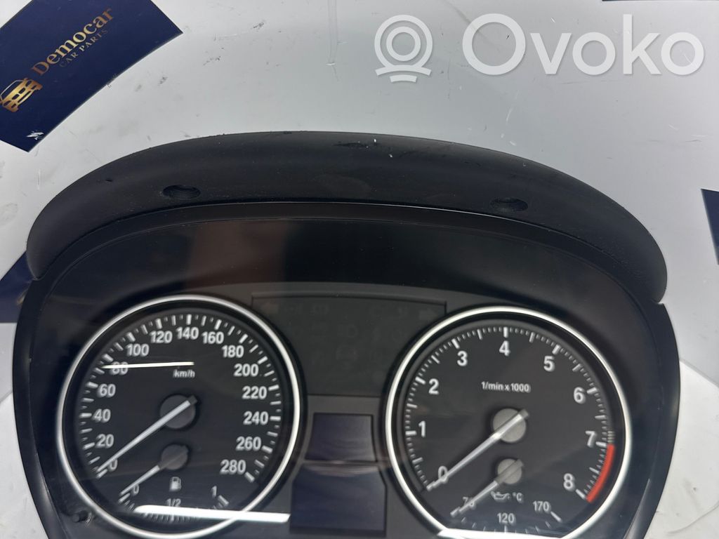 BMW 3 E90 E91 Speedometer (instrument cluster) 