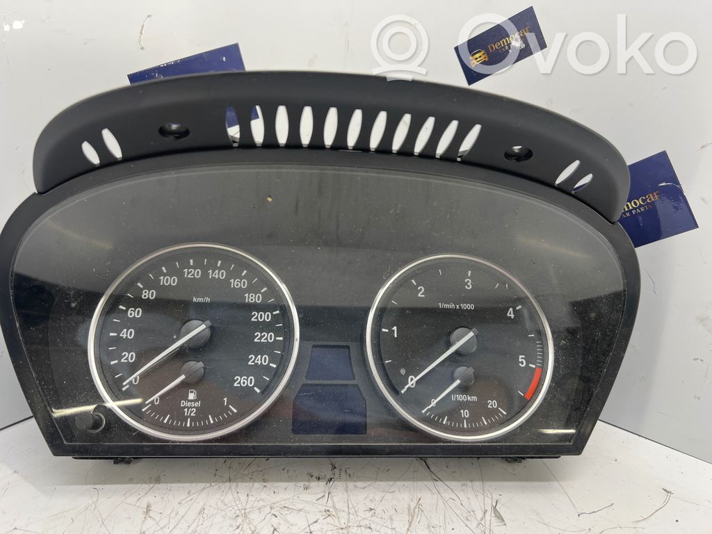 BMW 5 E60 E61 Speedometer (instrument cluster) 