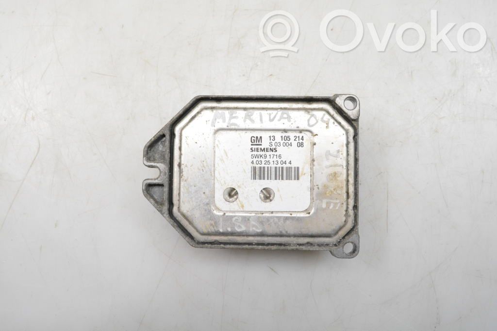 Opel Meriva A Engine control unit/module 