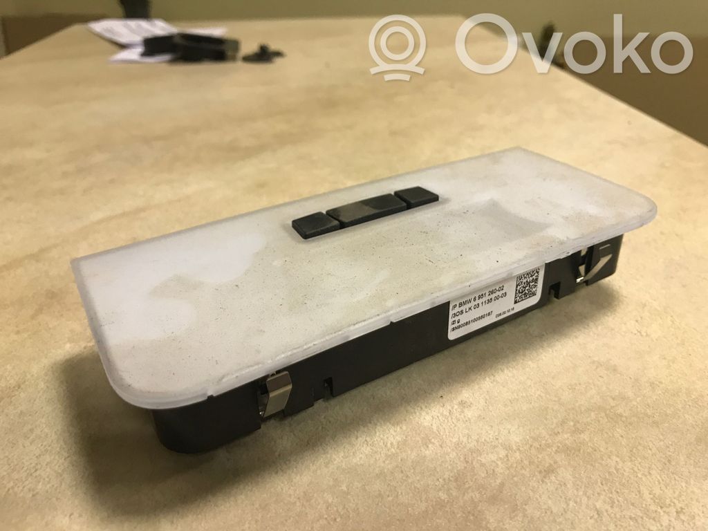 BMW 1 E81 E87 Headlining lighting console trim 