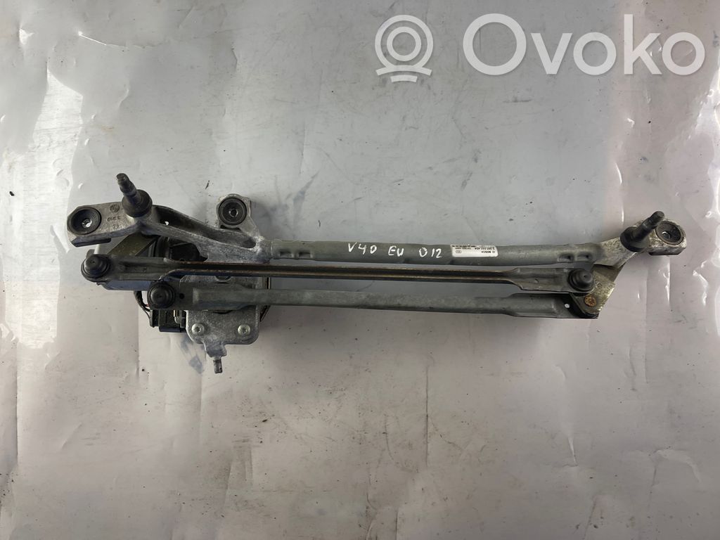 Volvo V40 Mechanizm i silniczek wycieraczek szyby przedniej / czołowej 