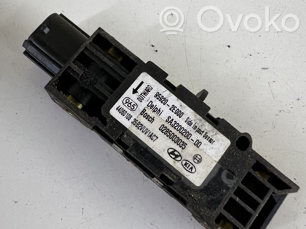 KIA Sportage Sensor impacto/accidente para activar Airbag 
