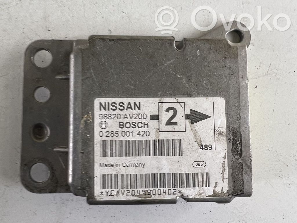 Nissan Primera Airbag control unit/module 