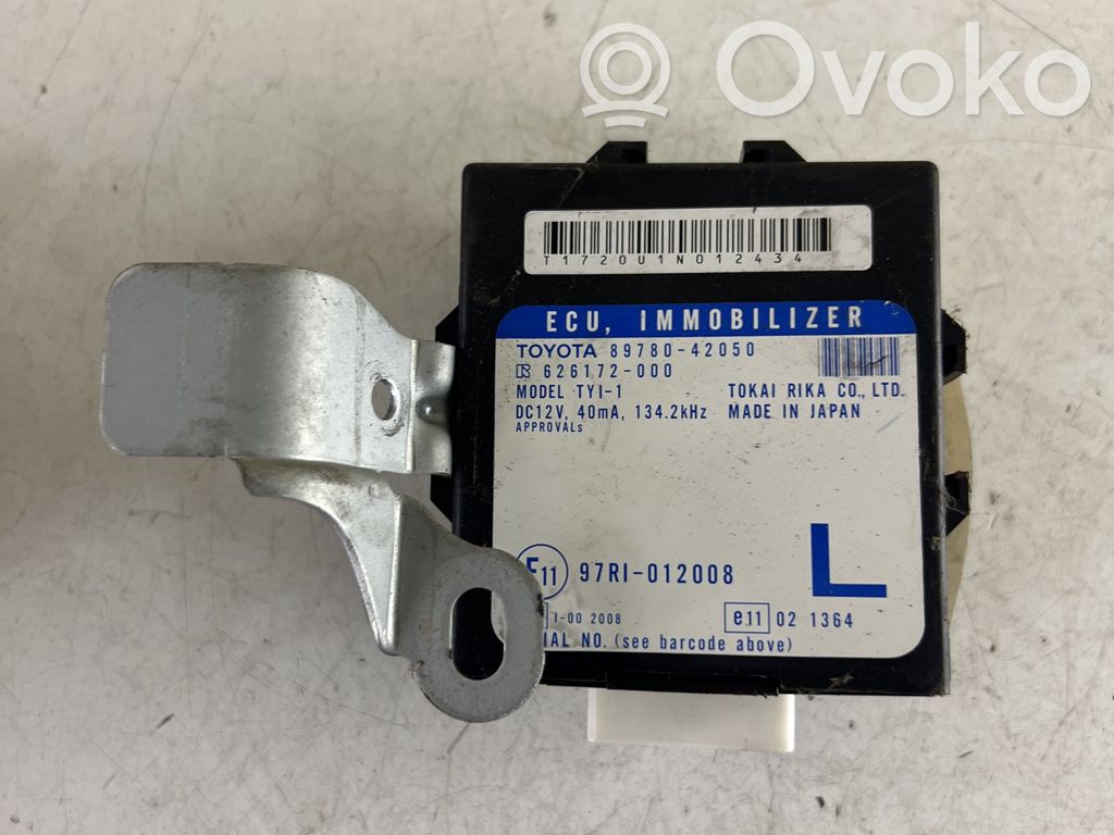 Moduł / Sterownik immobilizera   8978042050,626172000,97RI012008