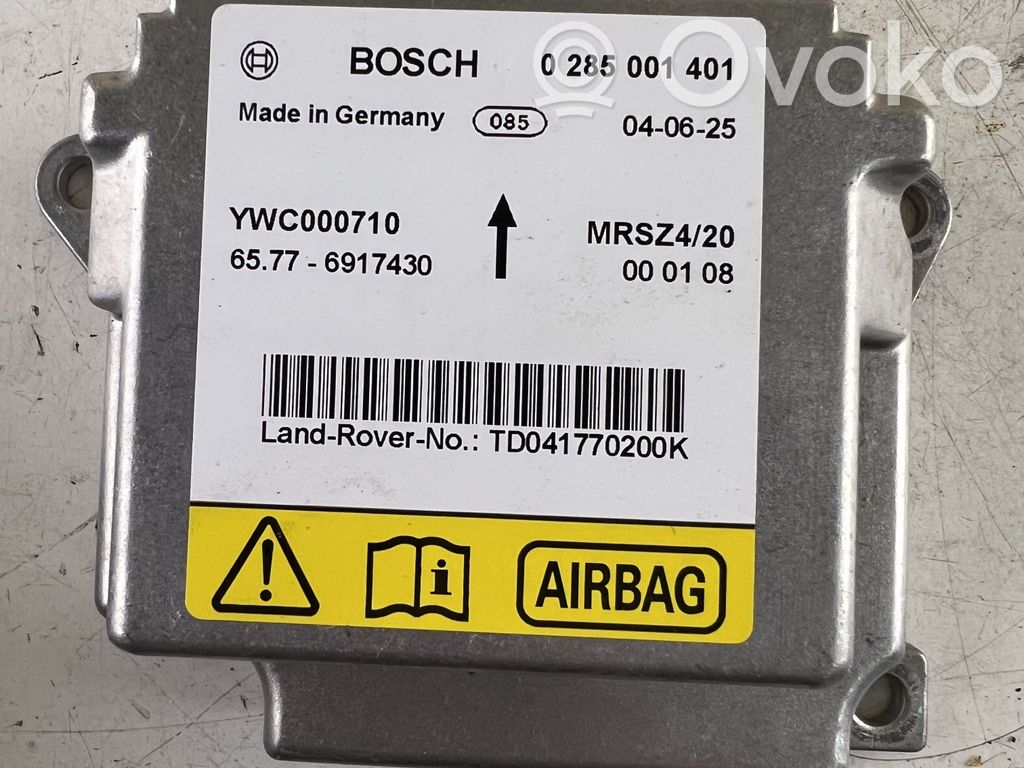 Land Rover Range Rover L322 Airbagsteuergerät 