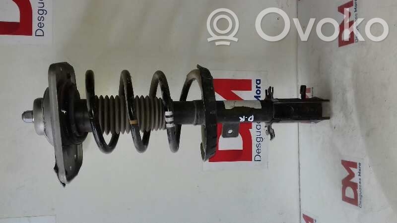 Front shock absorber with coil spring