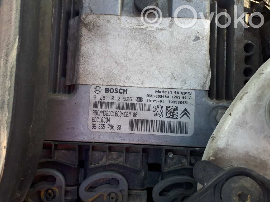 Unidad de control/módulo del motor   9666579080