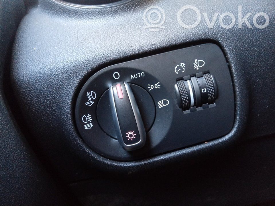 Audi A1 Panel lighting control switch 