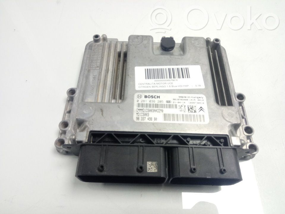 Citroen Berlingo Variklio valdymo blokas 