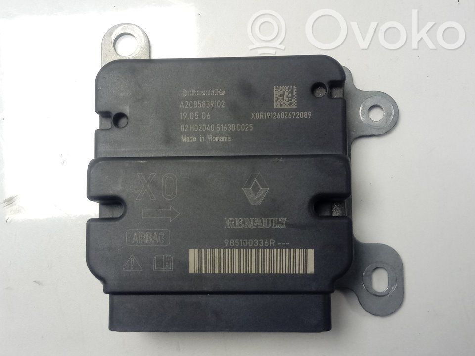 Airbag control unit/module   A2C85839102