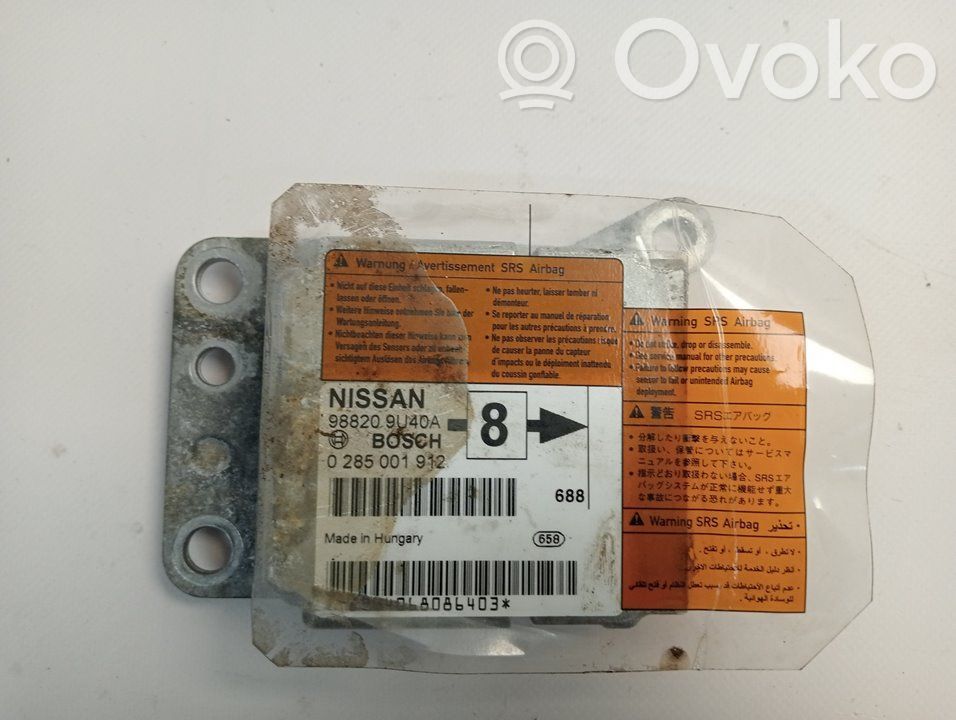 Nissan Note (E11) Module de contrôle airbag 