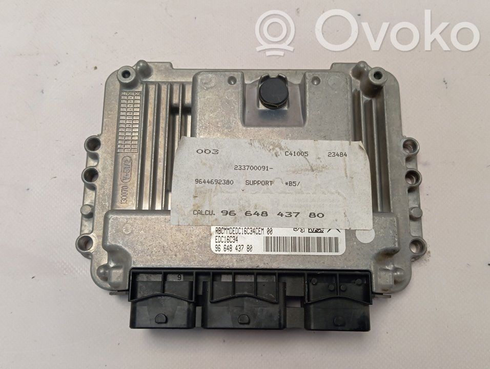 Unidad de control/módulo del motor   9664843780