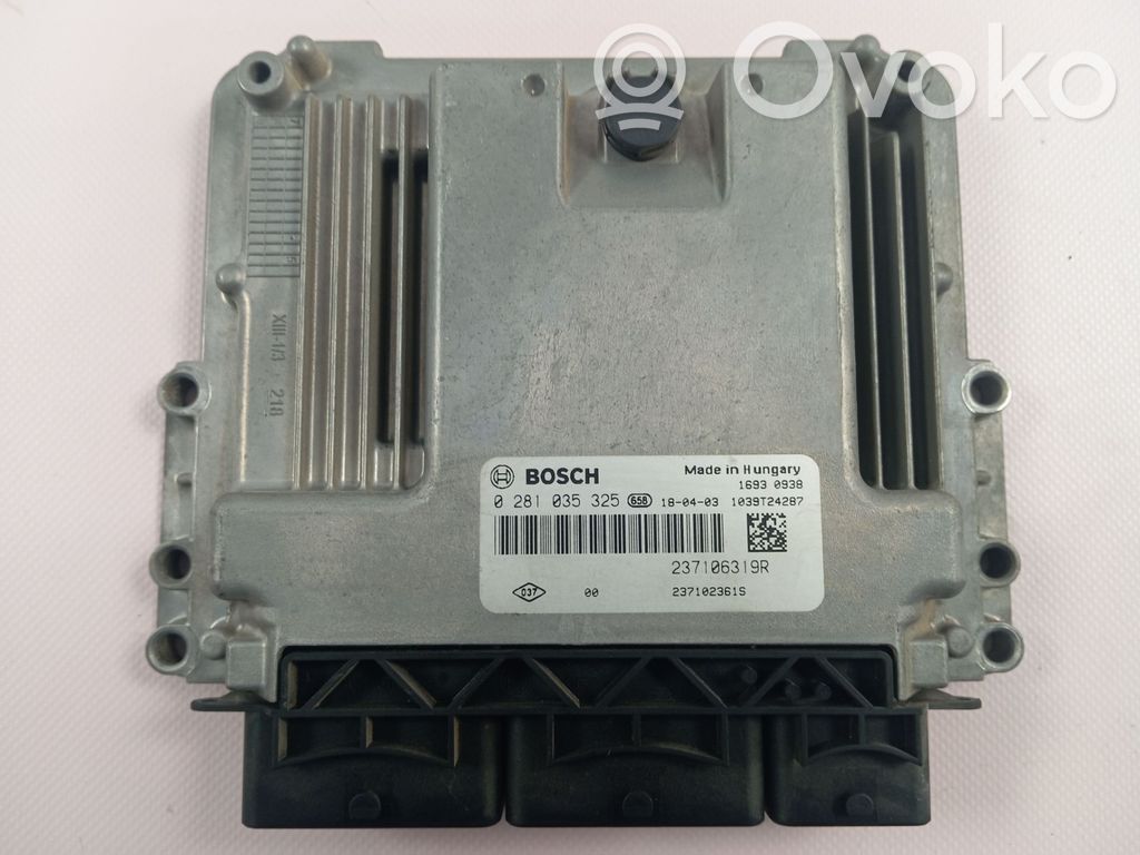 Motorsteuergerät/-modul   237106319R
