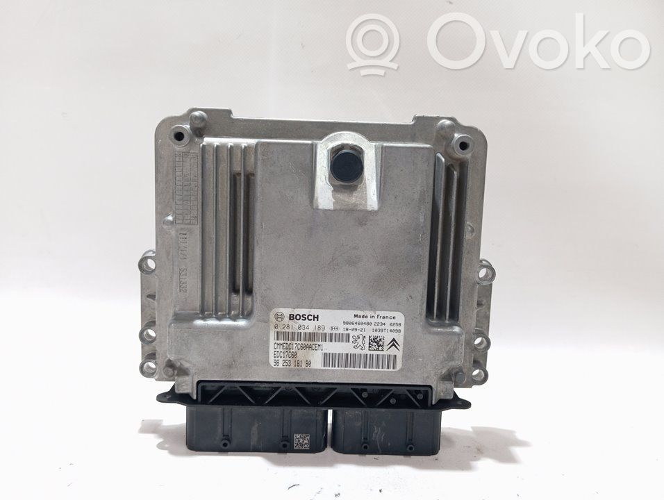 Citroen Berlingo Engine control unit/module 