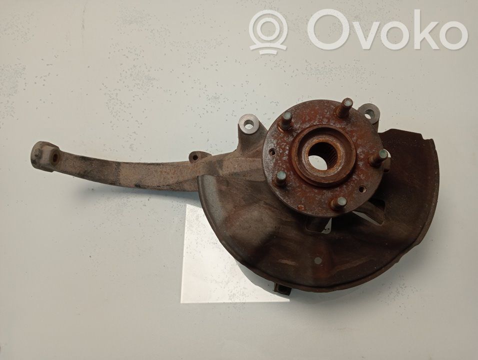 Front wheel hub spindle knuckle