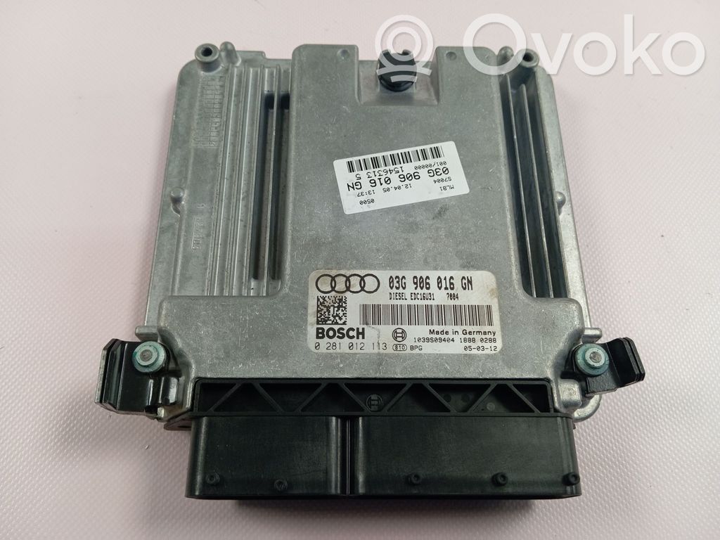 Unitate/modul de control motor   03G906016GN