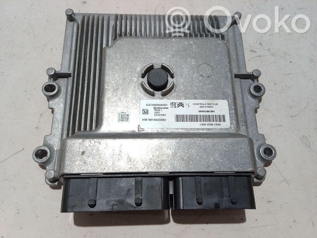 Engine control unit/module   1659552280,A3C0982950001,9846386380