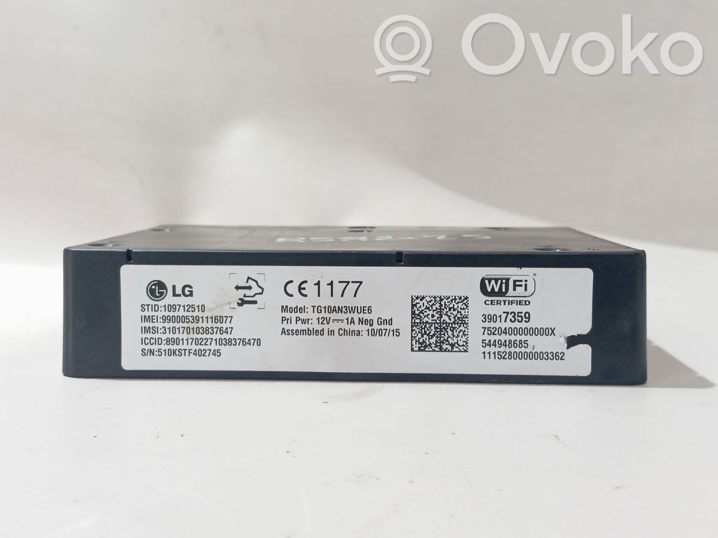 Other control units/modules   39017359,84363412,94515898
