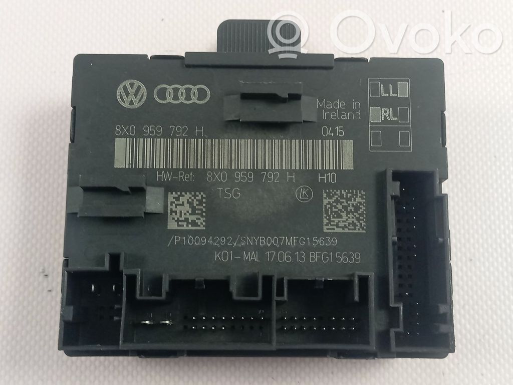 Autres unités de commande / modules   8X0959792H