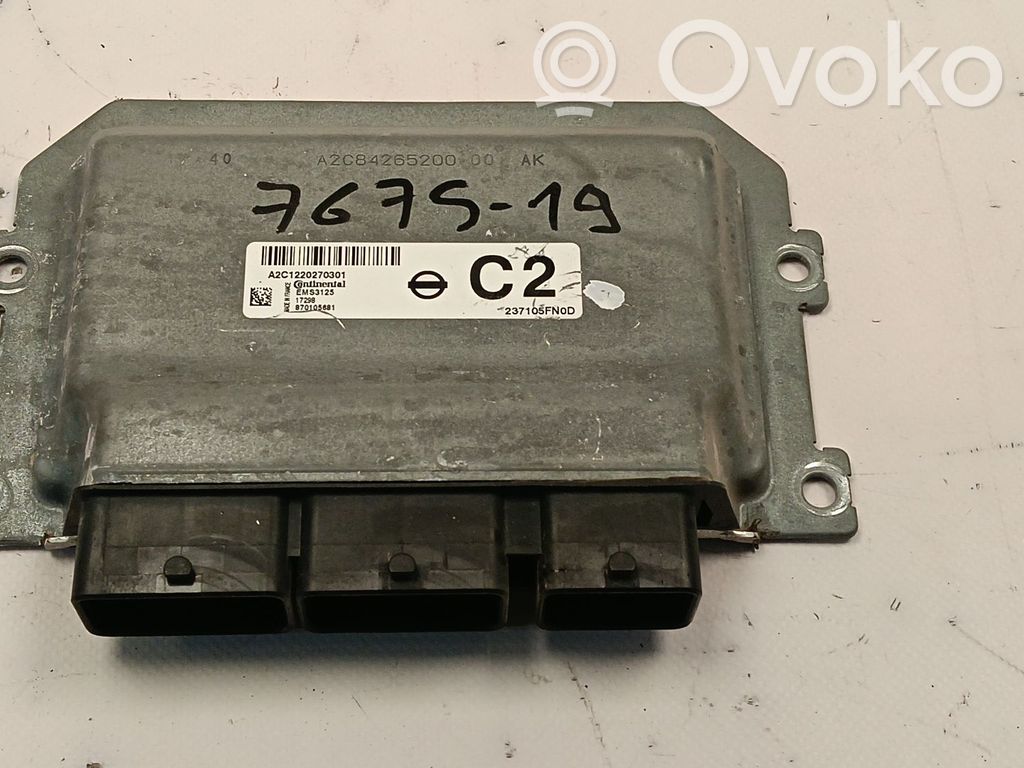 Nissan Micra C+C Engine control unit/module 
