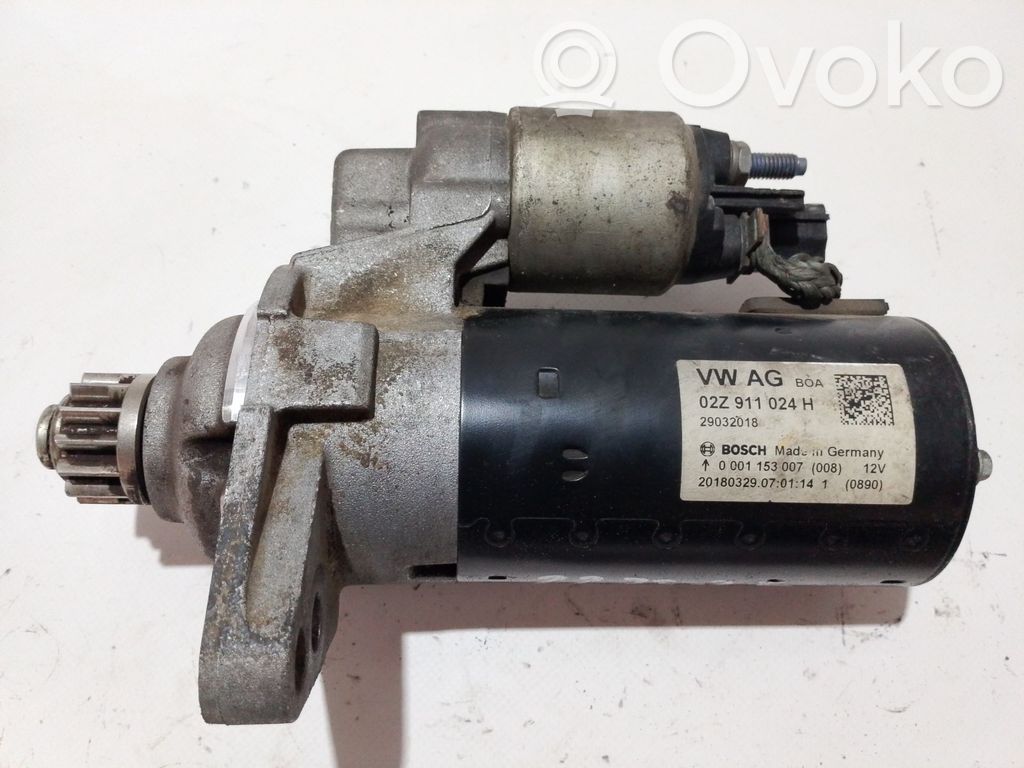 Motor de arranque   02Z911024H