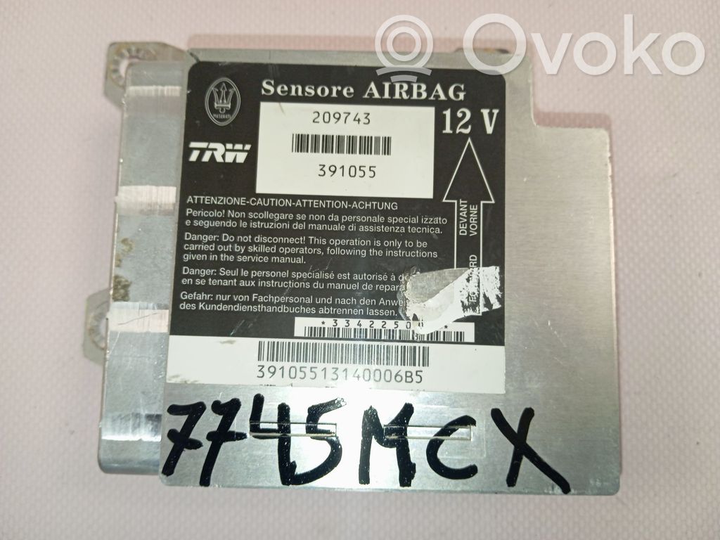 Maserati Quattroporte Sterownik / Moduł Airbag 